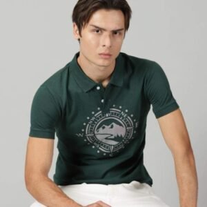 Green || Adventure || 100% Cotton Polo T-Shirt