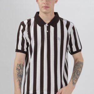 PR36 || Brown Zebra || 100% Cotton Polo T-Shirt