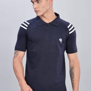 PR39 || Navy  || 100% Cotton Polo T-Shirt