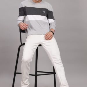 RFS 010|| Grey Trio || Round Neck Full Sleeve T-Shirt