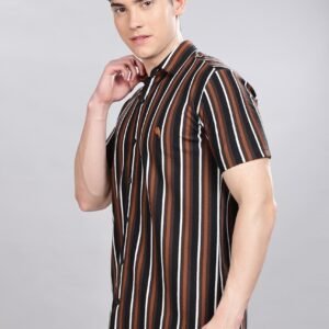Black Stripes || Half Sleeve Shirts || 100% Cotton