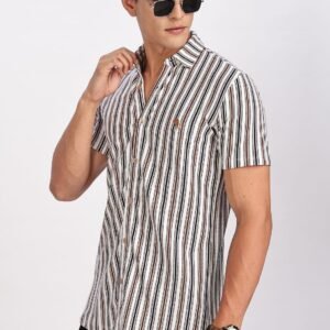 PR3 Shirts 007 – Cobra Stripes  || Half Sleeve Shirt
