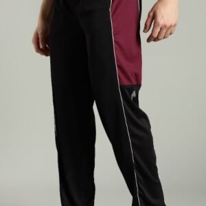 TP 002|| Black Maroon|| Track Pant