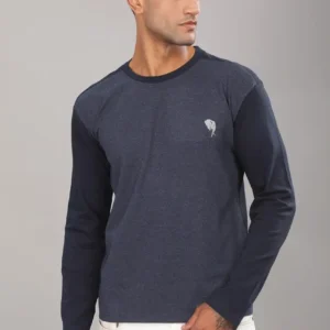 RFS 004|| Sky Walk Blue || Round Neck Full Sleeve T-Shirt