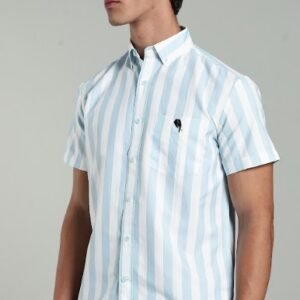 LS 002 – Blue Stripes|| Half Sleeve Shirt