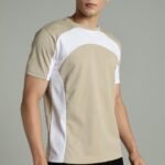 RHSOO1||Beige|| Round Neck Half