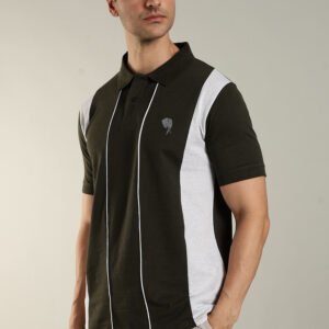 PR44 || Olive|| 100% Cotton Polo T-Shirt