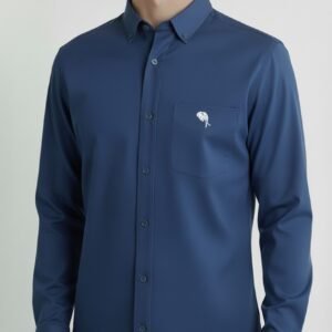 LS-003 ||AIRFORCE BLUE|| Full Sleeve Shirts || 100% Cotton