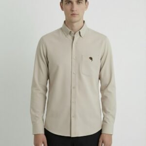 LS-003 ||SANDY GREY|| Full Sleeve Shirts || 100% Cotton