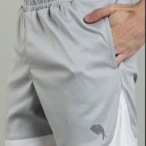 SH 003 || Light grey white|| Shorts