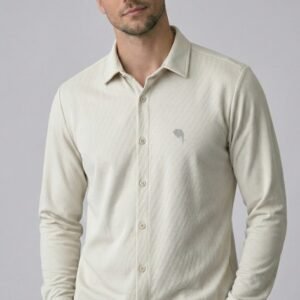 TS001 ||WHITE| Full Sleeve Shirts || 100% Cotton