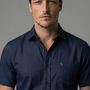 LS 004||NAVY|| Half Sleeve Shirt