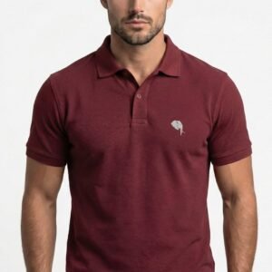 PR46 || MAROON|| 100% Cotton Polo T-Shirt