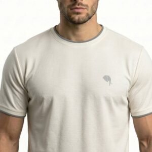 RHSO2B||WHITE|| Round Neck Half