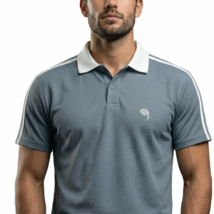PR3-SS 07-A || blue|| 100% Cotton Polo T-Shirt