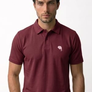 PR3-SS 08-C|| MAROON|| 100% Cotton Polo T-Shirt